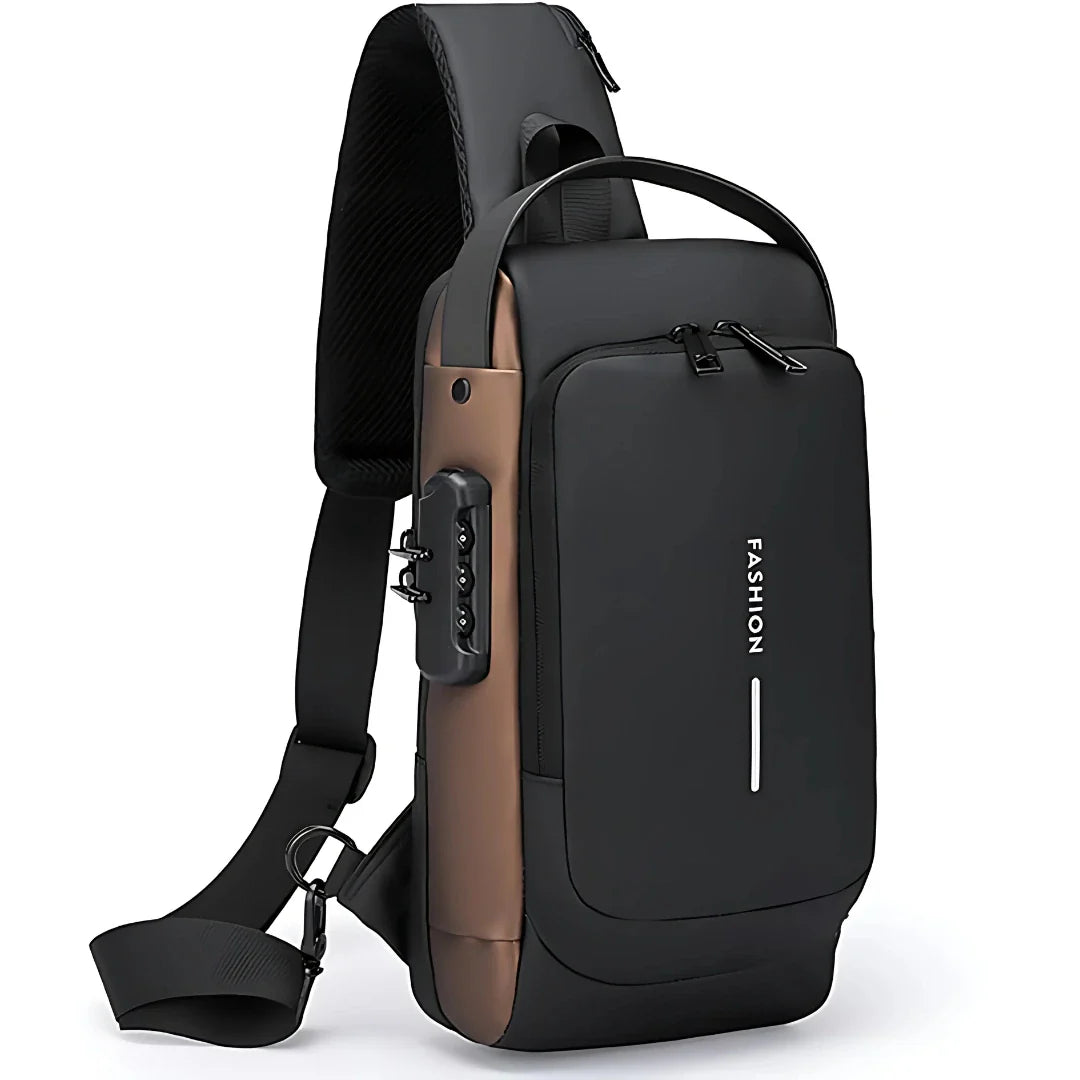 Unisex Waterproof Hard Shell Sling Bag | Anti-Theft & Travel Ready