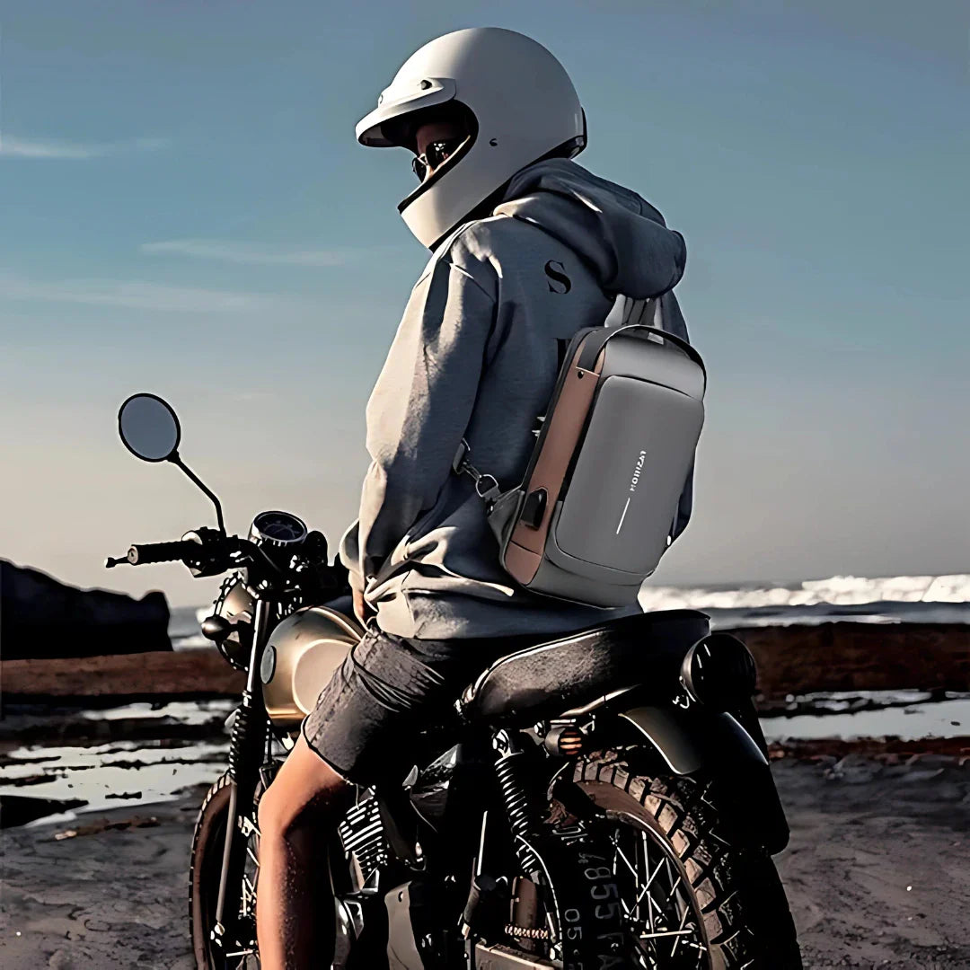 Unisex Waterproof Hard Shell Sling Bag | Anti-Theft & Travel Ready
