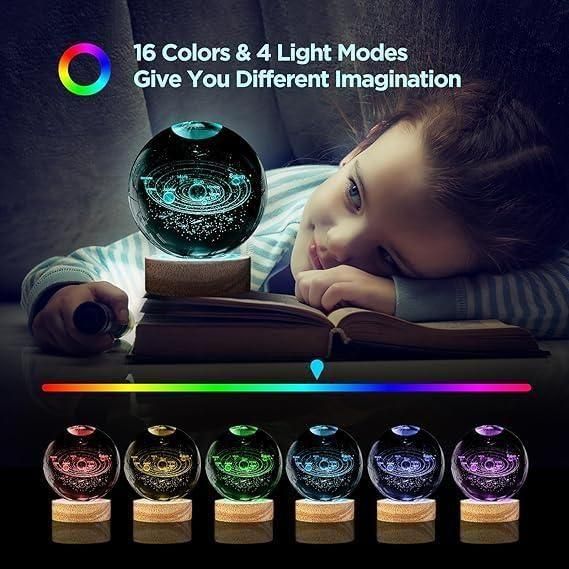 3D Crystal Lamp Ball(Assorted Design) (( Summer Sale - 50% Off ))