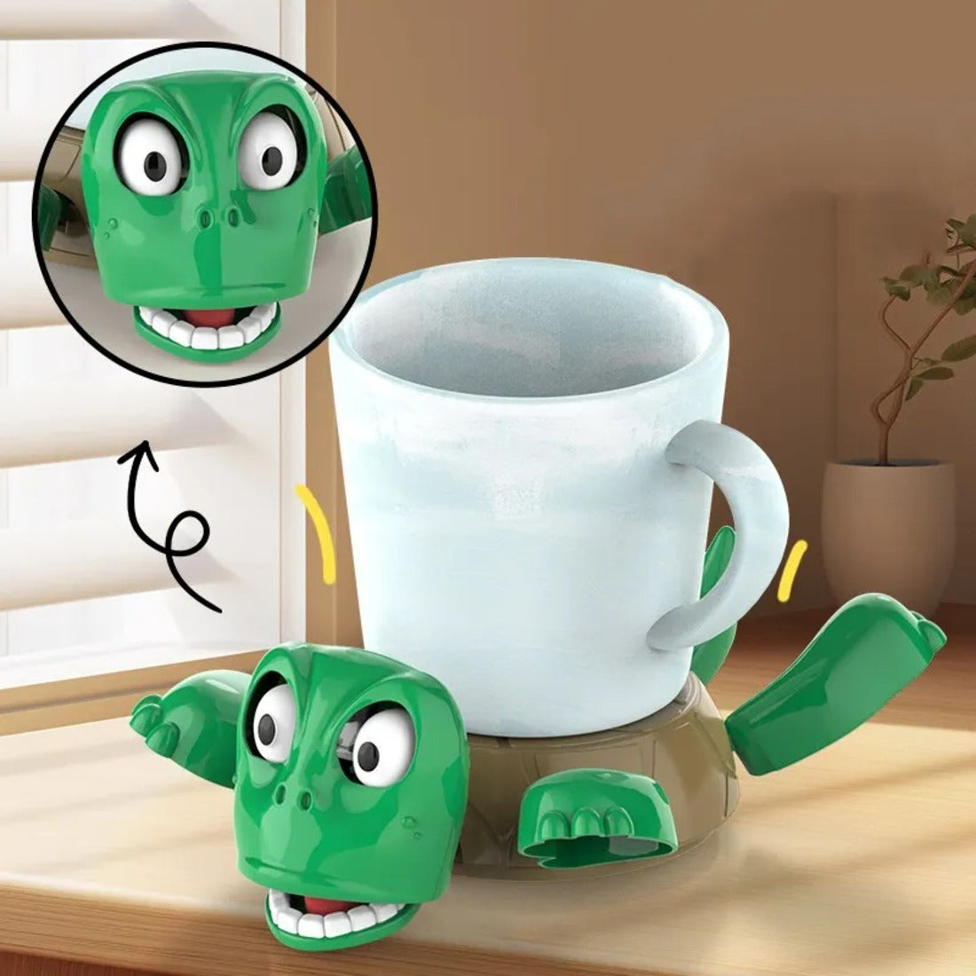 Funny Turtle Shell Coaster – Cute Sea Turtle-Inspired Cup Holder