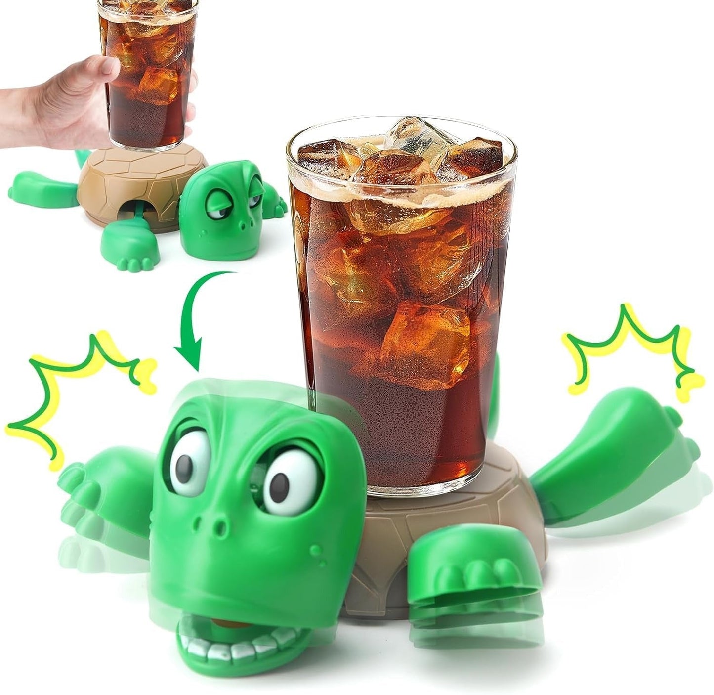 Funny Turtle Shell Coaster – Cute Sea Turtle-Inspired Cup Holder