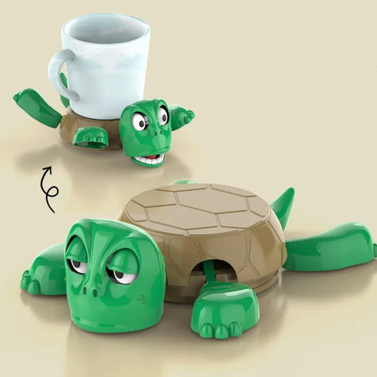 Funny Turtle Shell Coaster – Cute Sea Turtle-Inspired Cup Holder